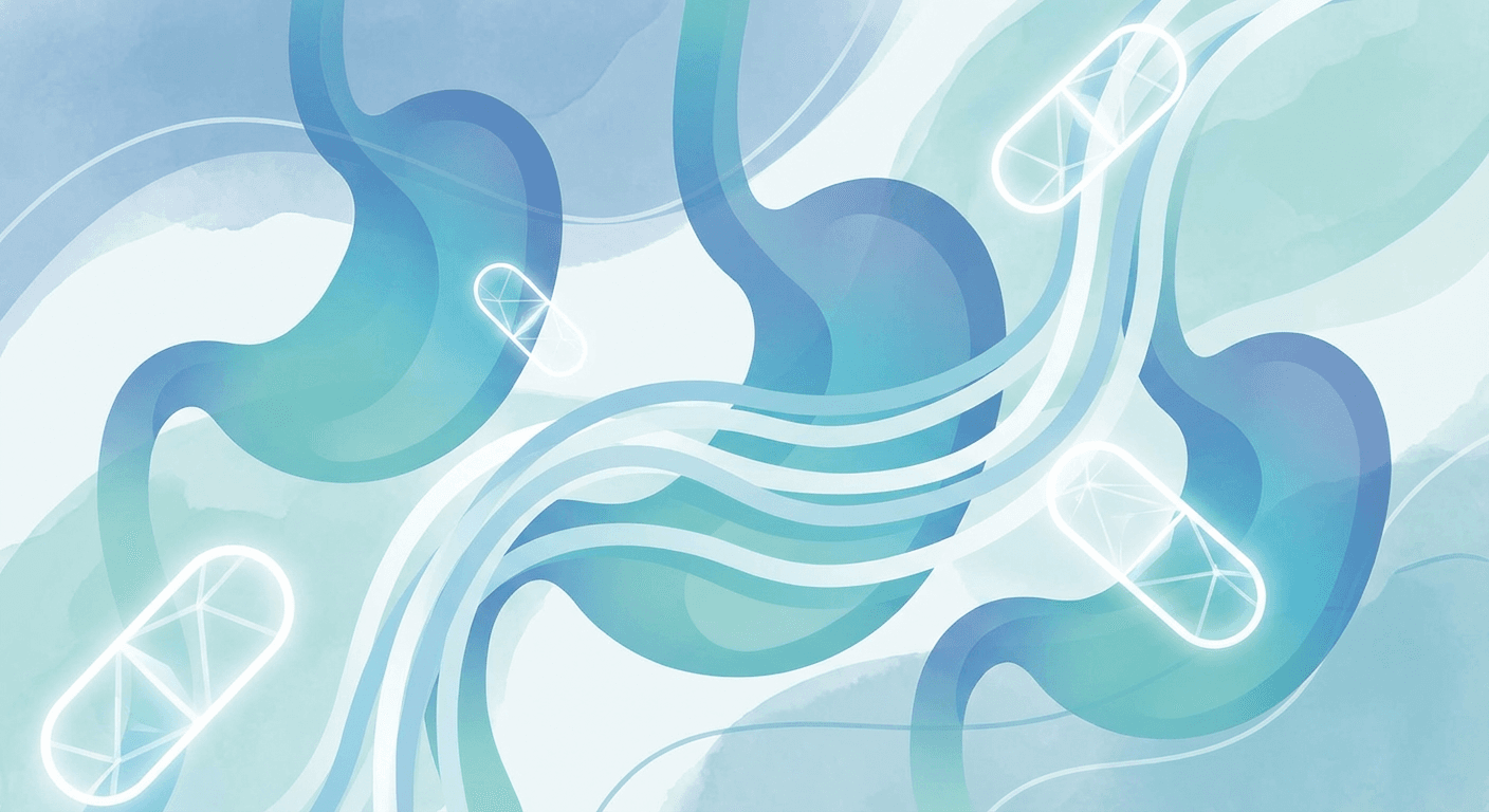 Medical illustration for 米国FDAの資料に基づく | パントプラゾールをパスタのような炭水化物の多い食事と一緒に服用すると吸収が低下するというのは事実ですか? - Persly Health Information