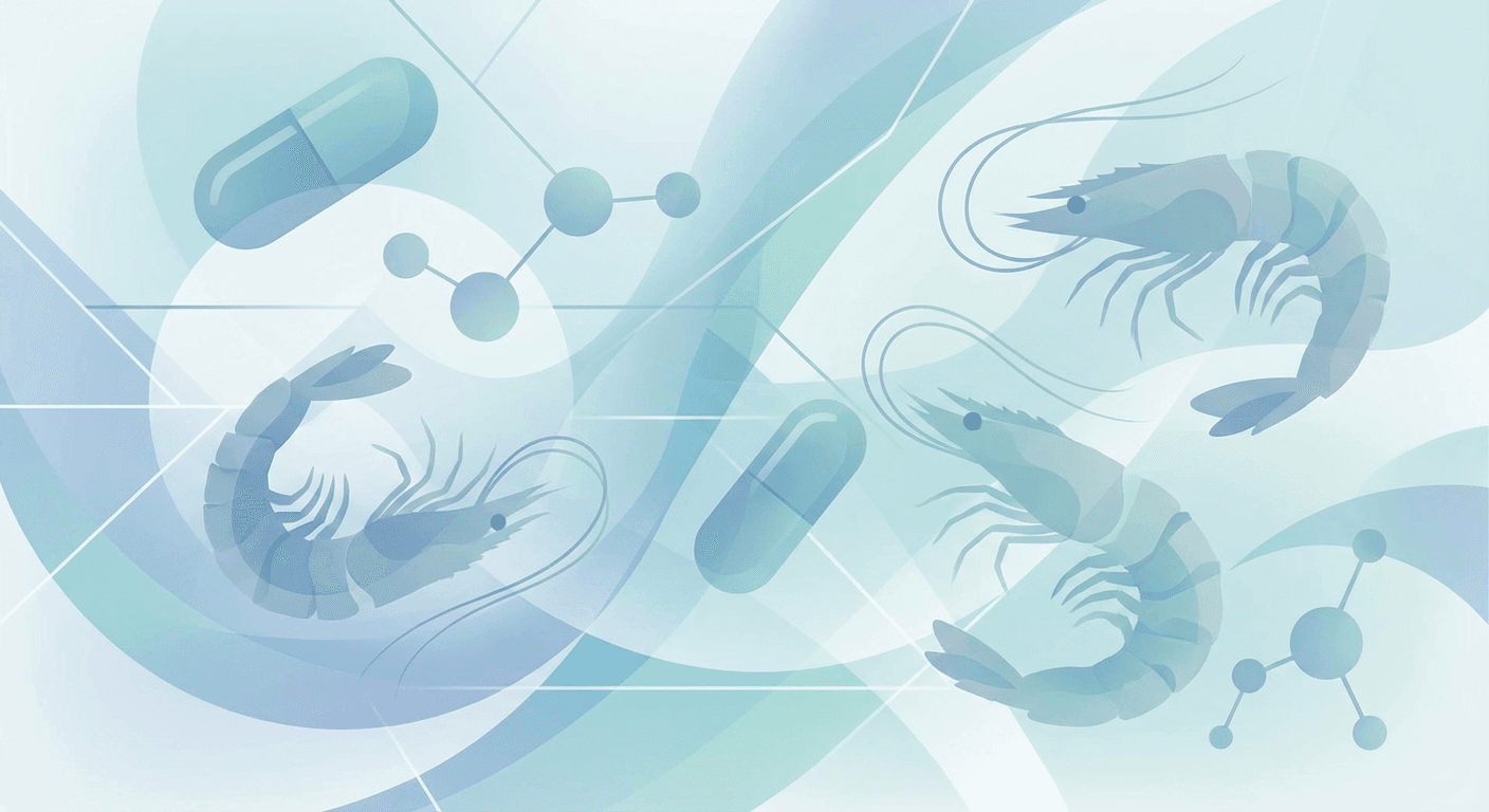 Medical illustration for Basado en EMA | ¿Puedo tomar Pantoprazole si soy alérgico al camarón? - Persly Health Information