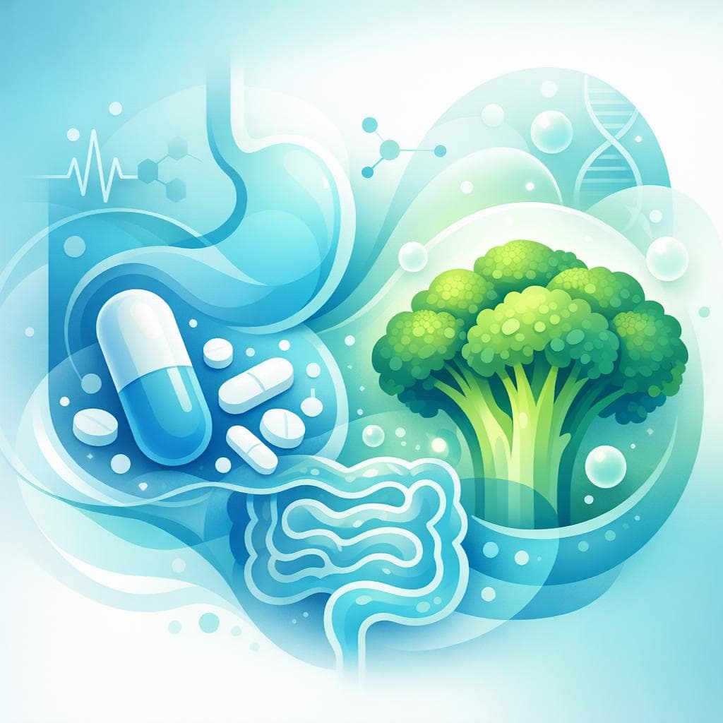 Medical illustration for Based on PubMed | Is it safe to eat broccoli soon after taking Prednisone, or could it interfere with the medication’s absorption or effectiveness? - Persly Health Information