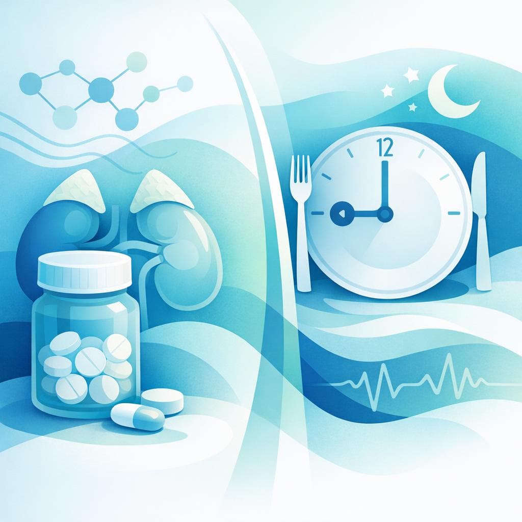 Medical illustration for Based on NIH | Do I need to fast after taking prednisone, or should it be taken with food? - Persly Health Information