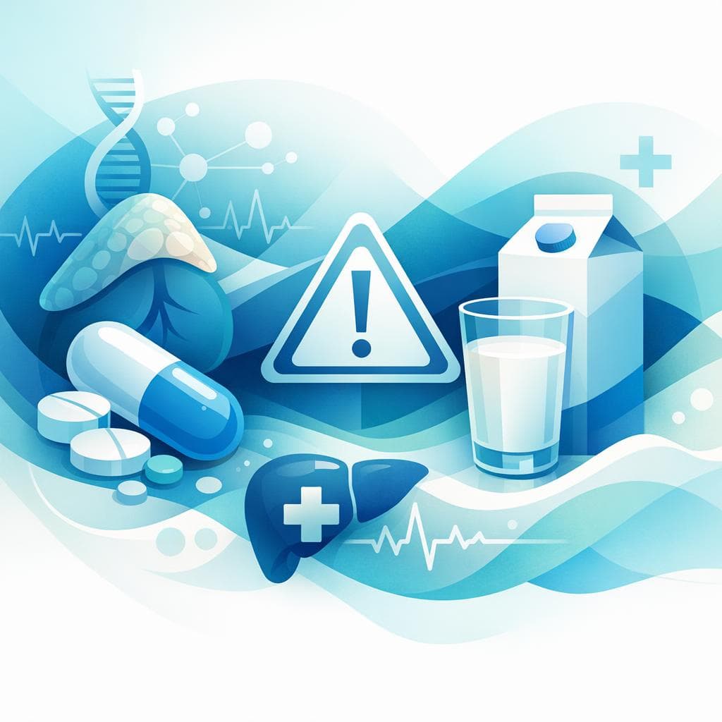 Medical illustration for Based on NIH | Should I take prednisone with milk, and does milk intake require any dosage adjustments or special cautions? - Persly Health Information