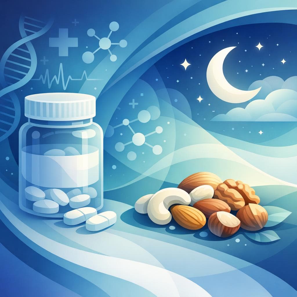 Medical illustration for Basado en NIH de EE.UU. | ¿Prednisone interactúa con el consumo de frutos secos por la noche? - Persly Health Information