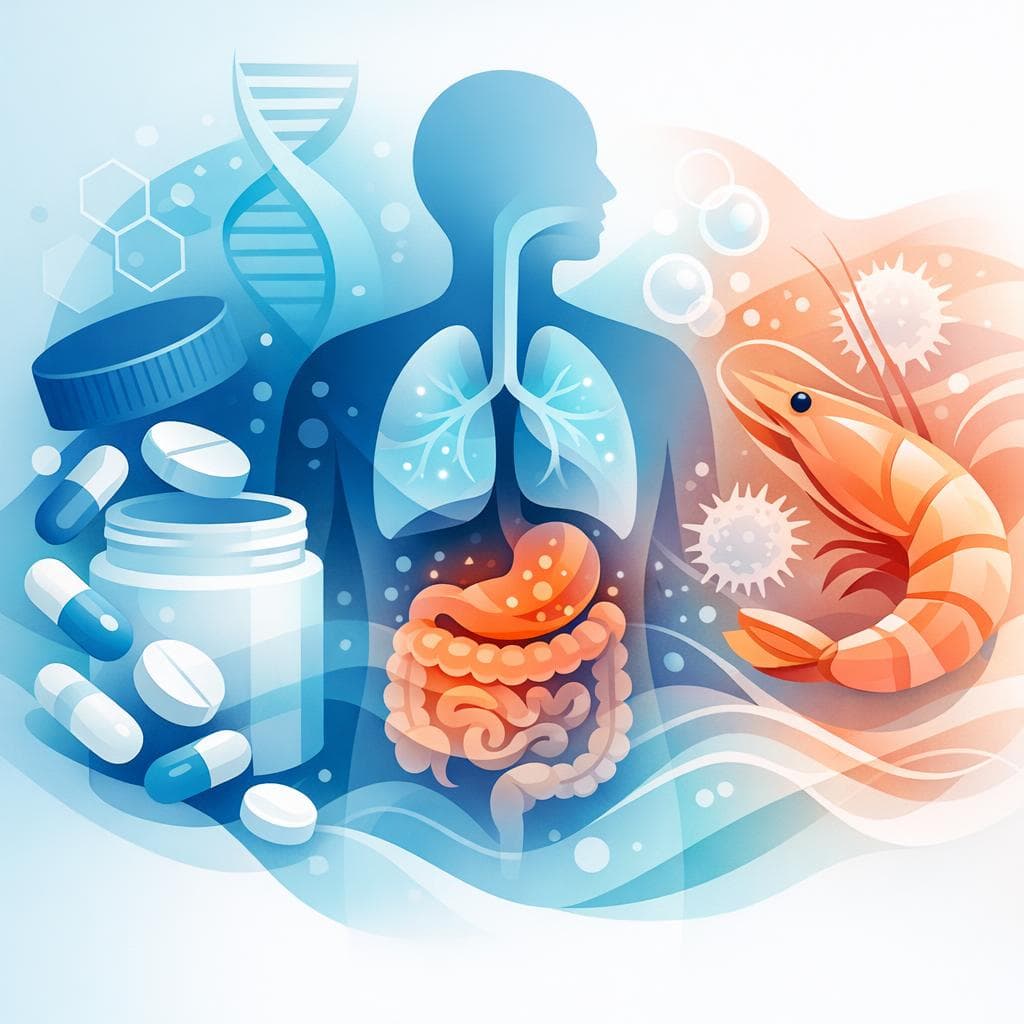 Medical illustration for Based on NIH | Is it safe to eat shrimp after taking prednisone, or are there any interactions or increased risk of an allergic reaction? - Persly Health Information