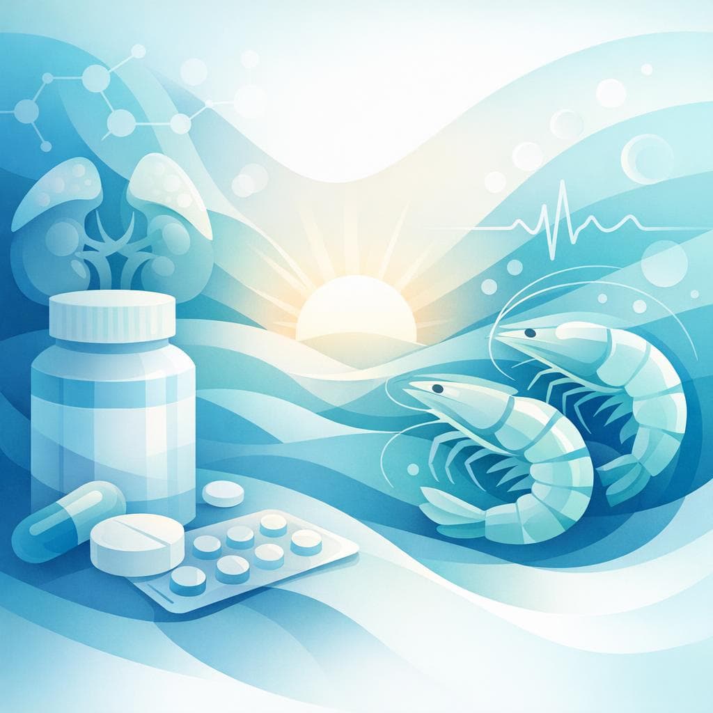 Medical illustration for PubMed 자료 기반 | 아침에 새우를 먹은 뒤 알레르기 증상이 생겼는데, 프레드니손을 바로 복용해도 안전한가요? - Persly Health Information