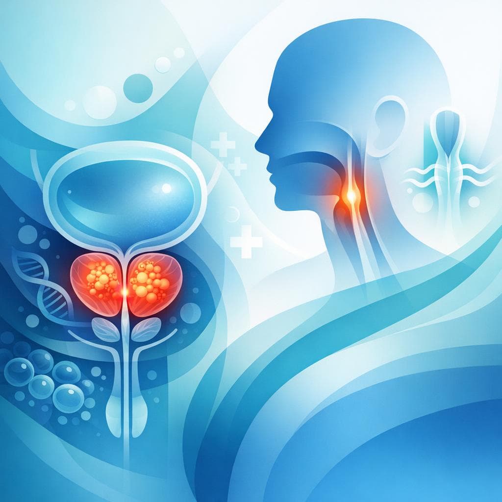 Medical illustration for ¿La disfagia es común en el cáncer de próstata? - Persly Health Information