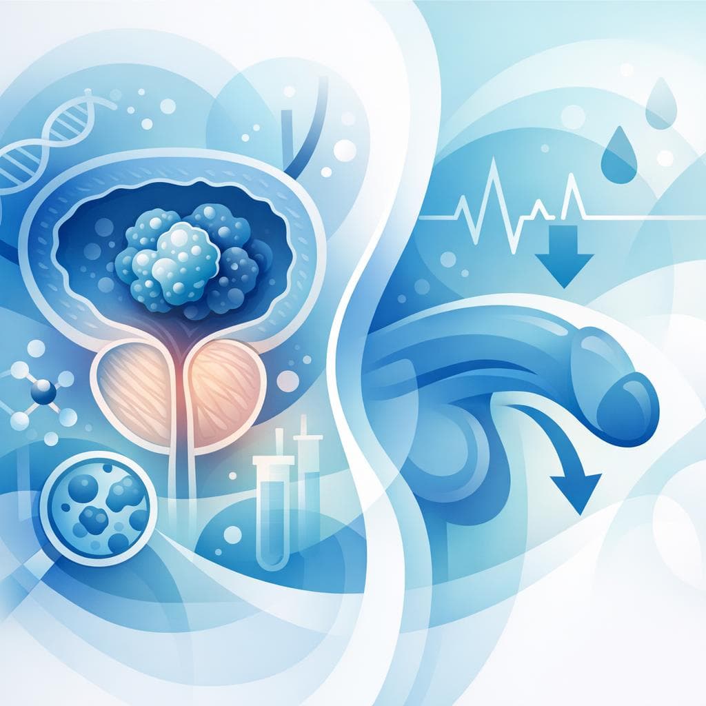 Medical illustration for Erectile dysfunction and prostate cancer: causes and care - Persly Health Information