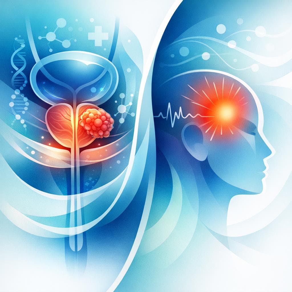 Medical illustration for 전립선암에서 두통은 흔한 증상인가요? - Persly Health Information