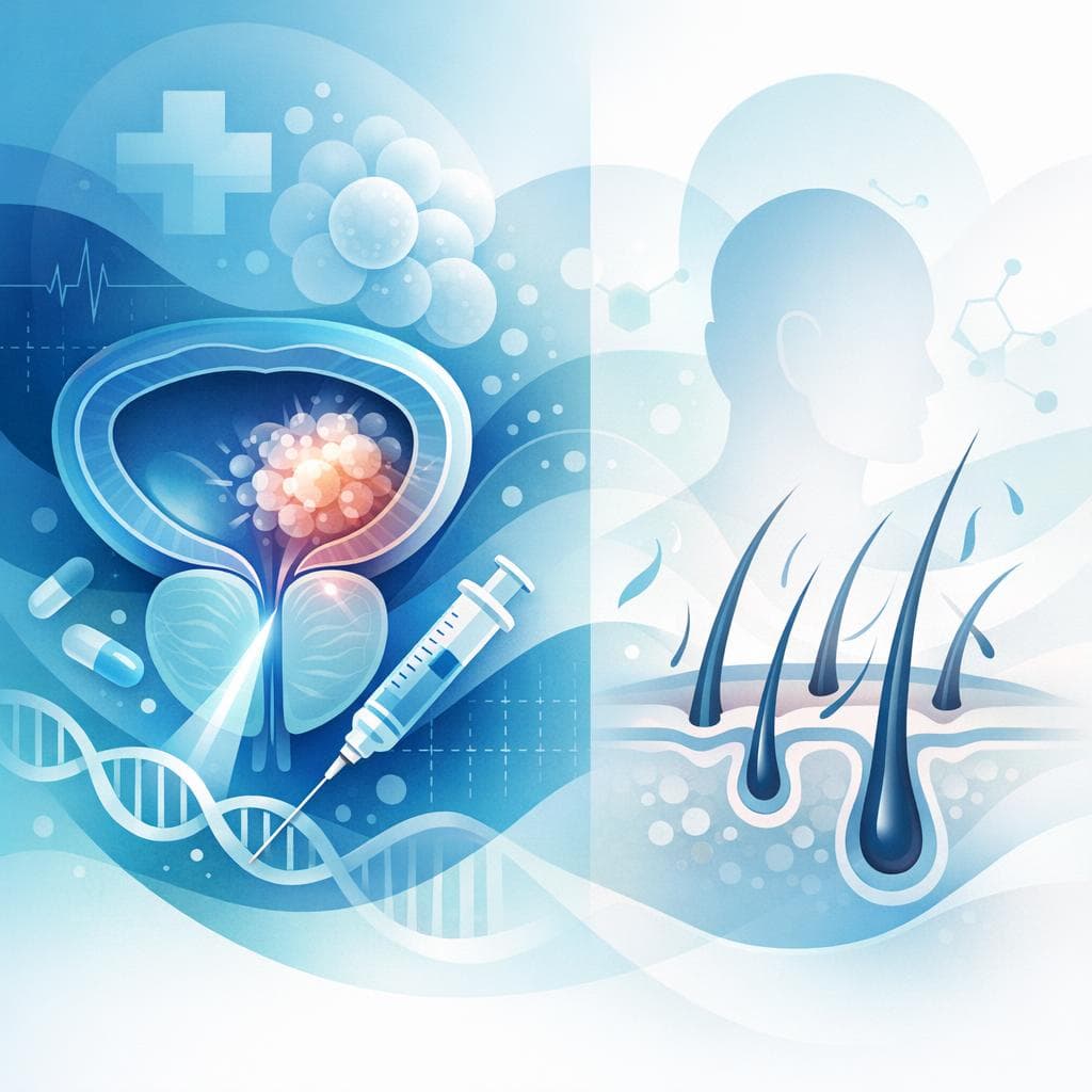 Medical illustration for Is hair loss common in prostate cancer treatment? - Persly Health Information