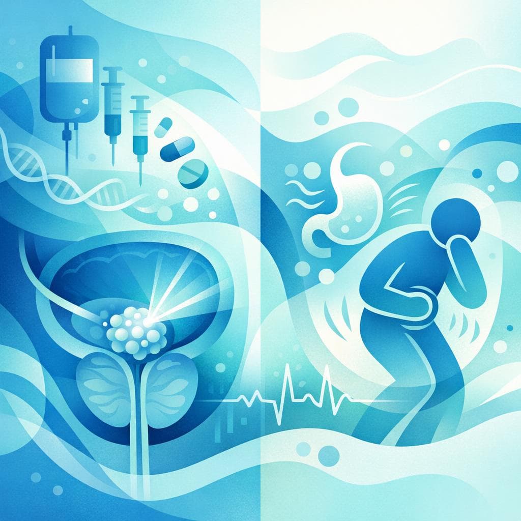 Medical illustration for Nausea in Prostate Cancer Treatment: What Helps - Persly Health Information