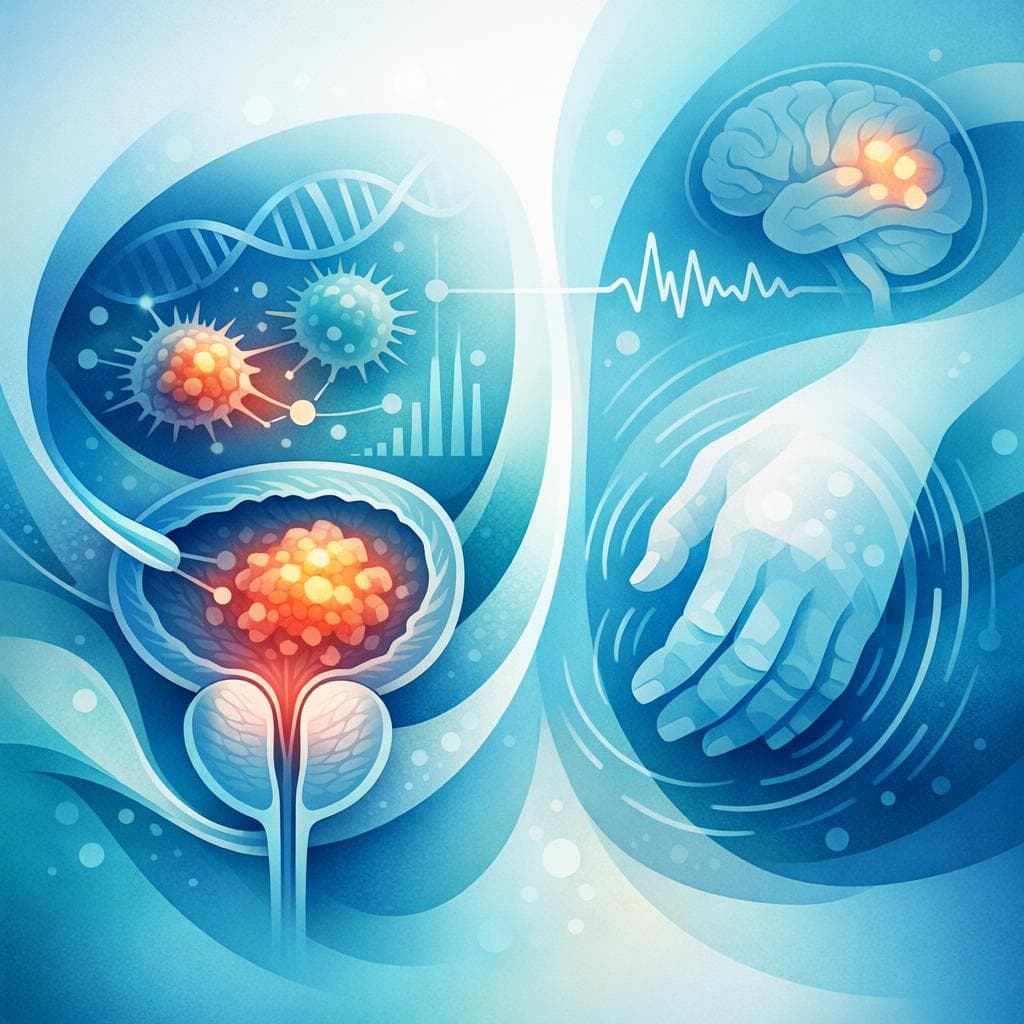 Medical illustration for Tremor and Prostate Cancer: Symptoms, Causes, Care - Persly Health Information