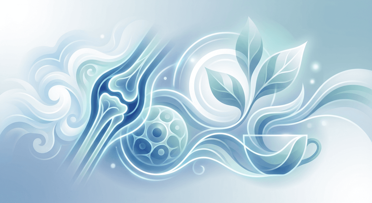 Medical illustration for Basado en PubMed | ¿Existe evidencia de que el té verde reduce la progresión o los síntomas de la artritis reumatoide? - Persly Health Information