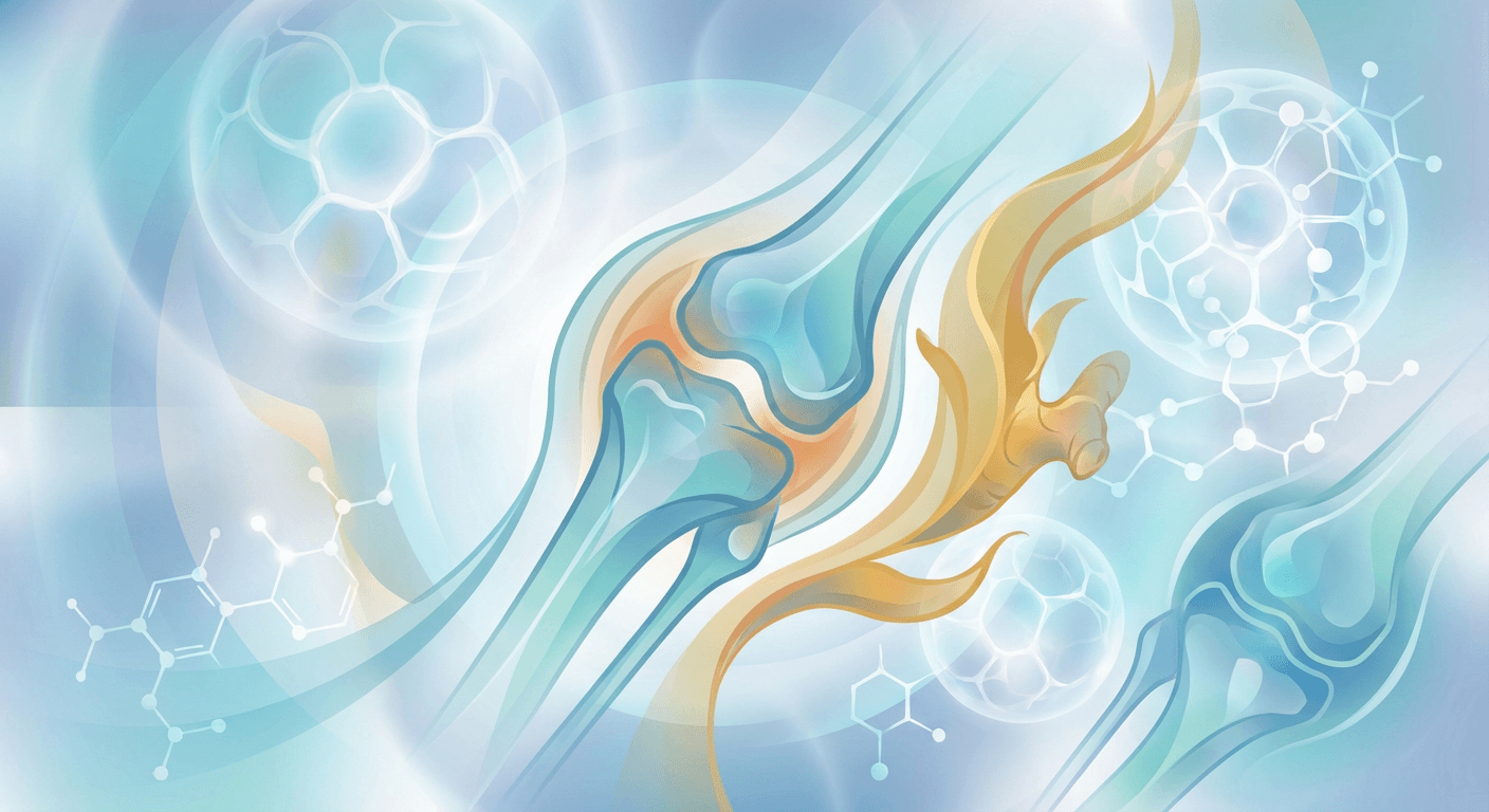 Medical illustration for PubMed 자료 기반 | 류머티스 관절염 환자가 강황(커큐민)을 복용하면 증상 완화에 도움이 된다는 신뢰할 만한 임상 근거가 있나요? - Persly Health Information