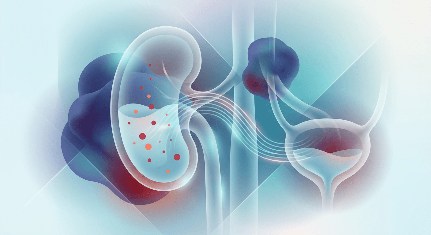 Medical illustration for Basado en OMS | ¿Es la presencia de sangre en la orina un síntoma de sarcoma de tejidos blandos? - Persly Health Information