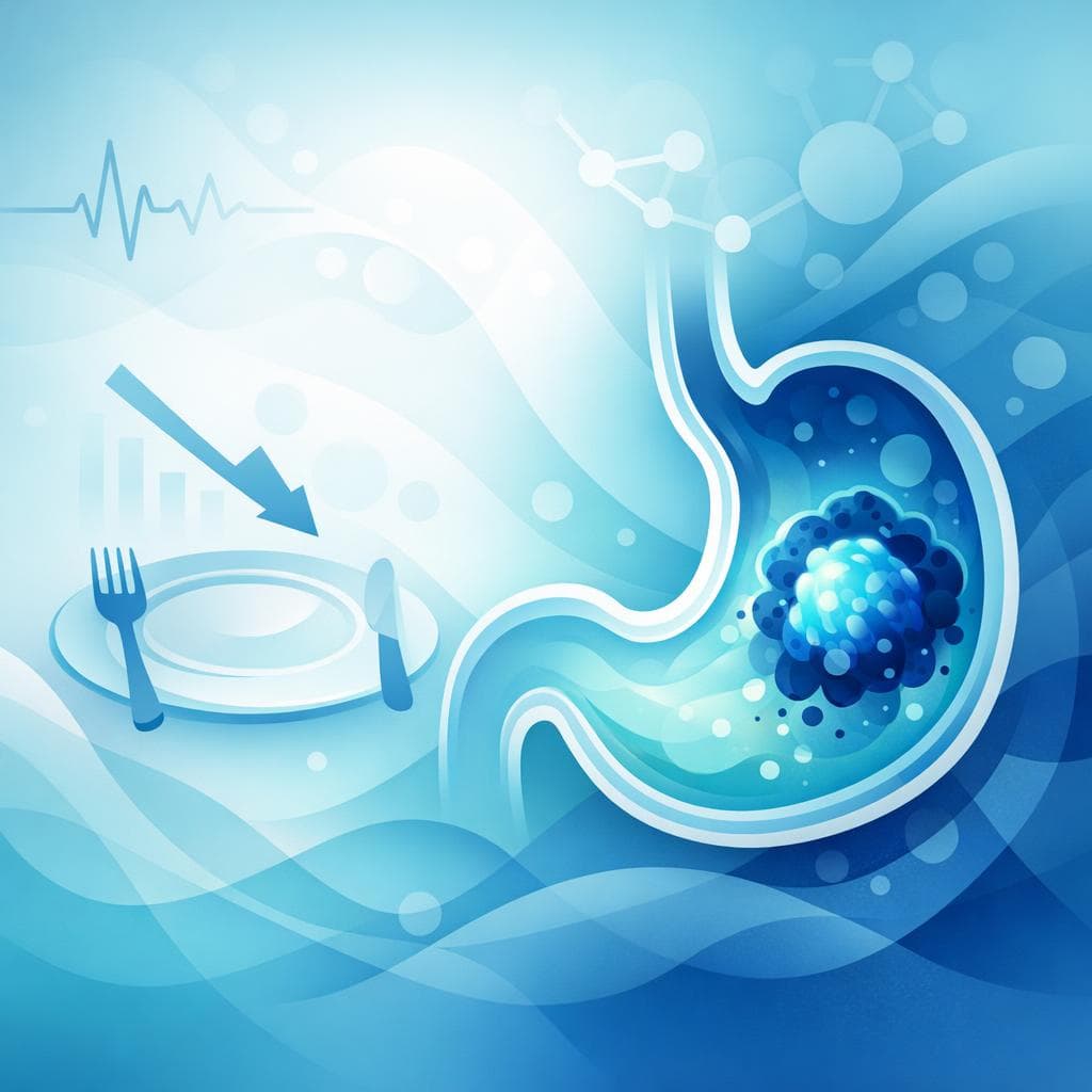 Medical illustration for Appetite Loss in Stomach Cancer: Causes and Care - Persly Health Information