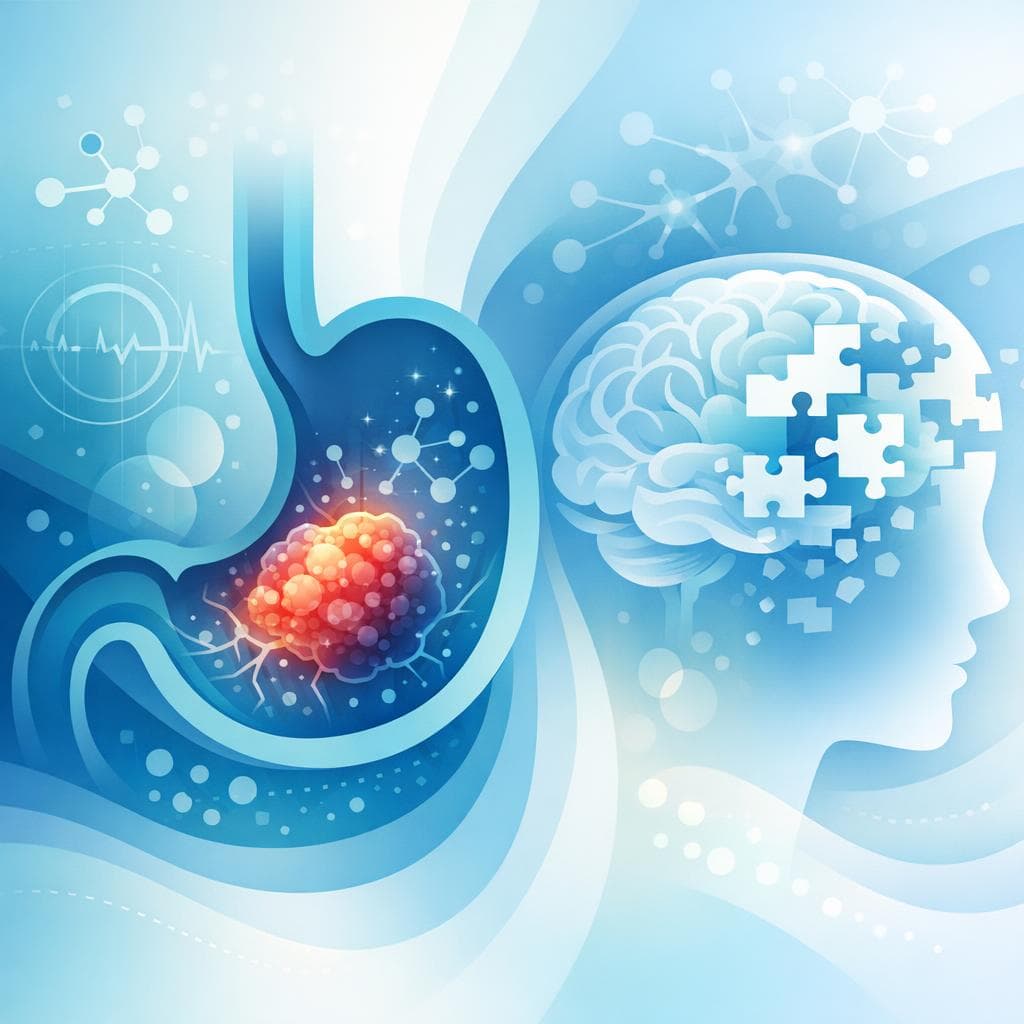 Medical illustration for Memory loss in stomach cancer: causes and care - Persly Health Information