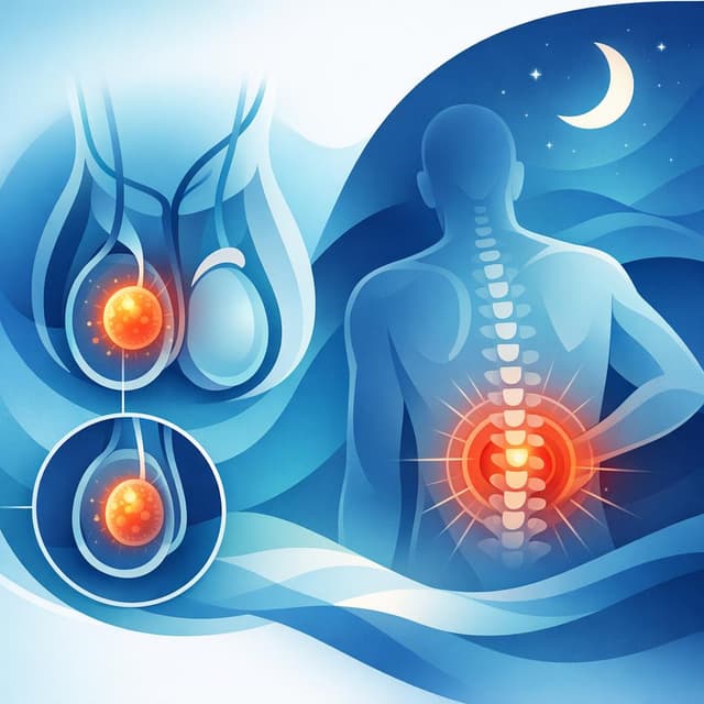 Basado en NIH de EE.UU. | ¿El cáncer testicular puede provocar dolor de espalda por la noche y cuándo debería preocuparme por este síntoma?