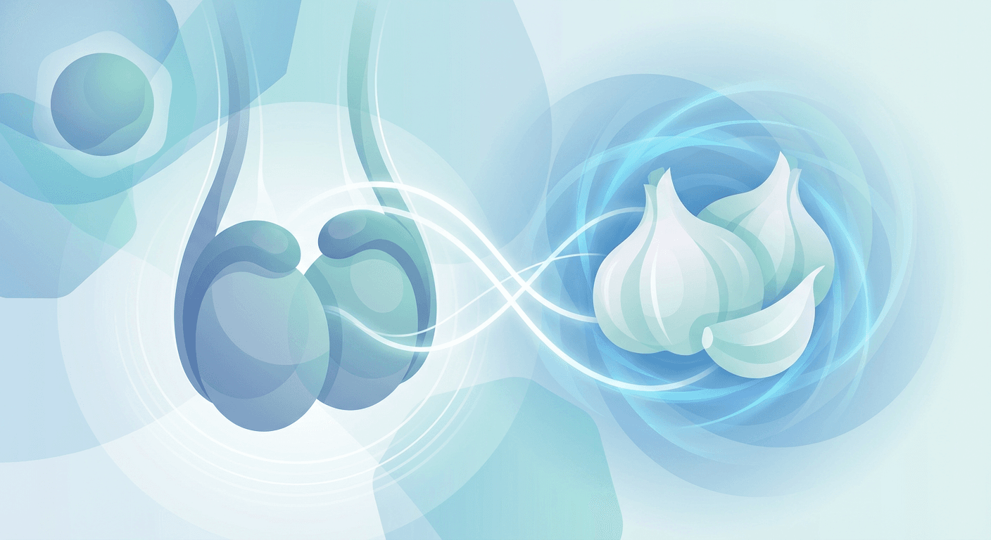 Medical illustration for Basado en PubMed | ¿El consumo de ajo reduce el riesgo de cáncer testicular? - Persly Health Information