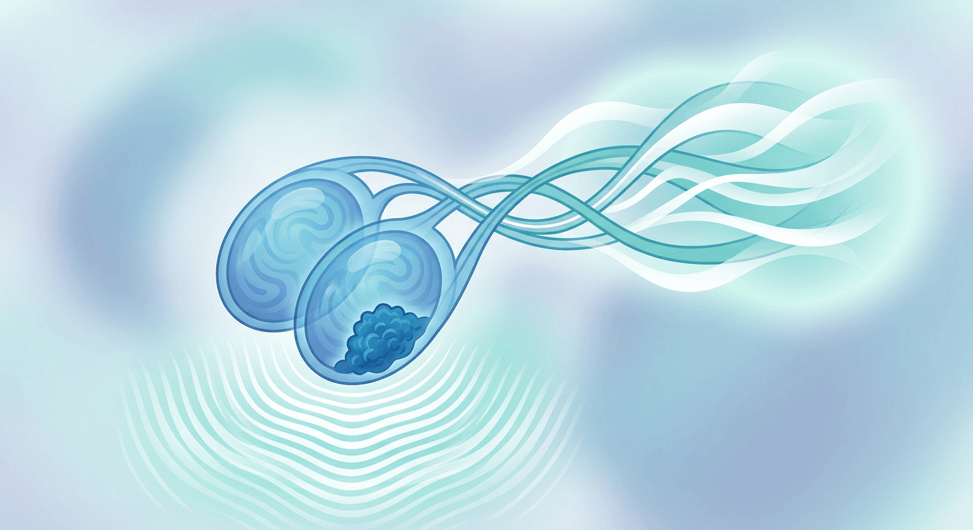 Medical illustration for Based on NIH | Can testicular cancer cause numbness in the groin, scrotum, or leg, and is this a concerning symptom? - Persly Health Information