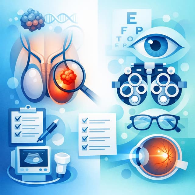 Basado en PubMed | ¿Ha presentado visión borrosa, visión doble, destellos, manchas flotantes o dolor ocular desde que le diagnosticaron o empezaron a tratar el cáncer testicular?