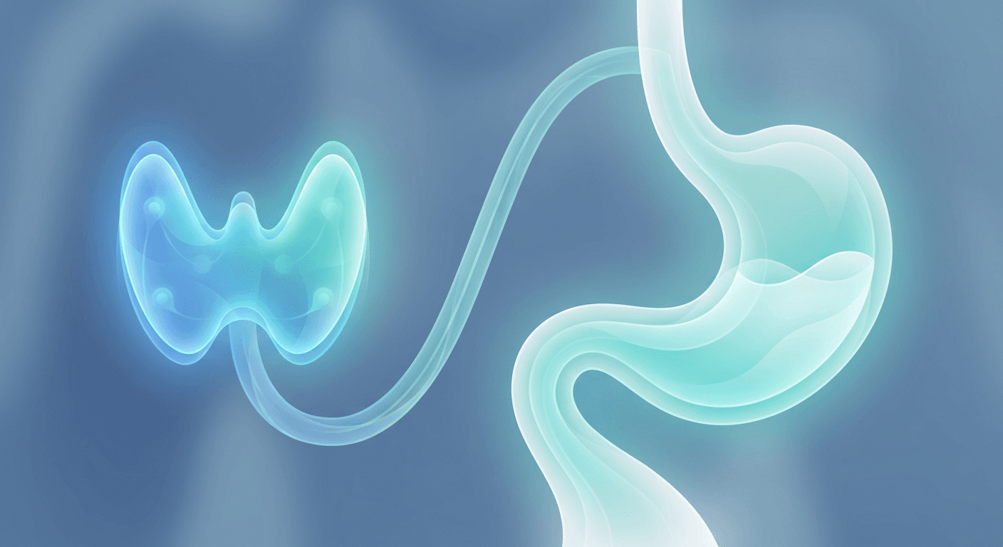 Medical illustration for ¿La diarrea es síntoma del cáncer de tiroides? - Persly Health Information