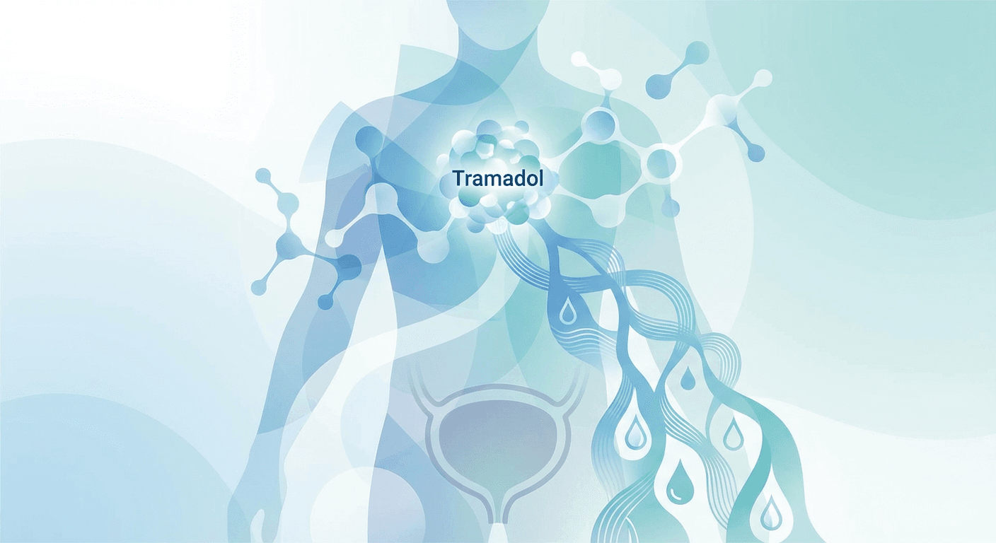 Medical illustration for Based on NIH | Is frequent urination a side effect of tramadol, and when should I seek medical evaluation if I experience increased urinary frequency while taking it? - Persly Health Information