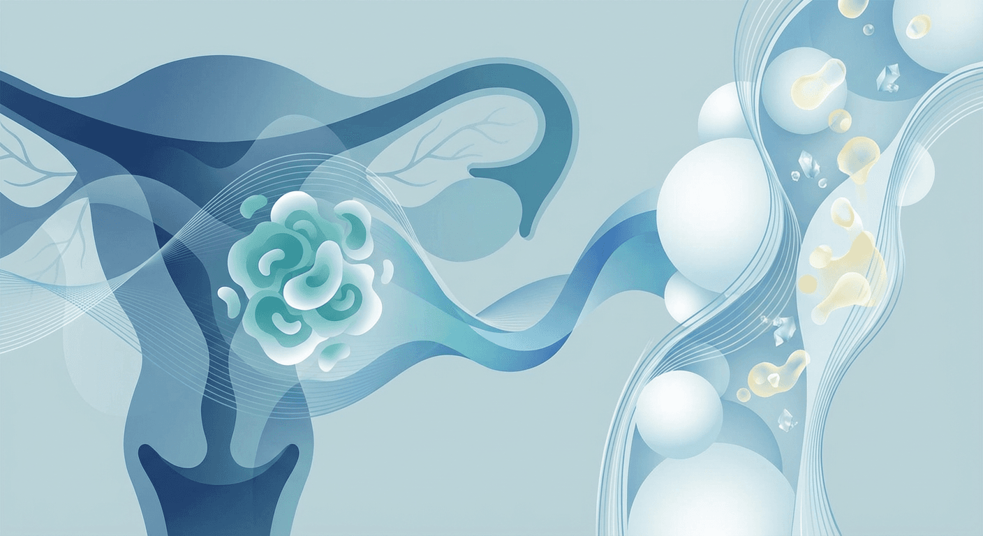 Medical illustration for High Cholesterol and Uterine Cancer: What to Know - Persly Health Information