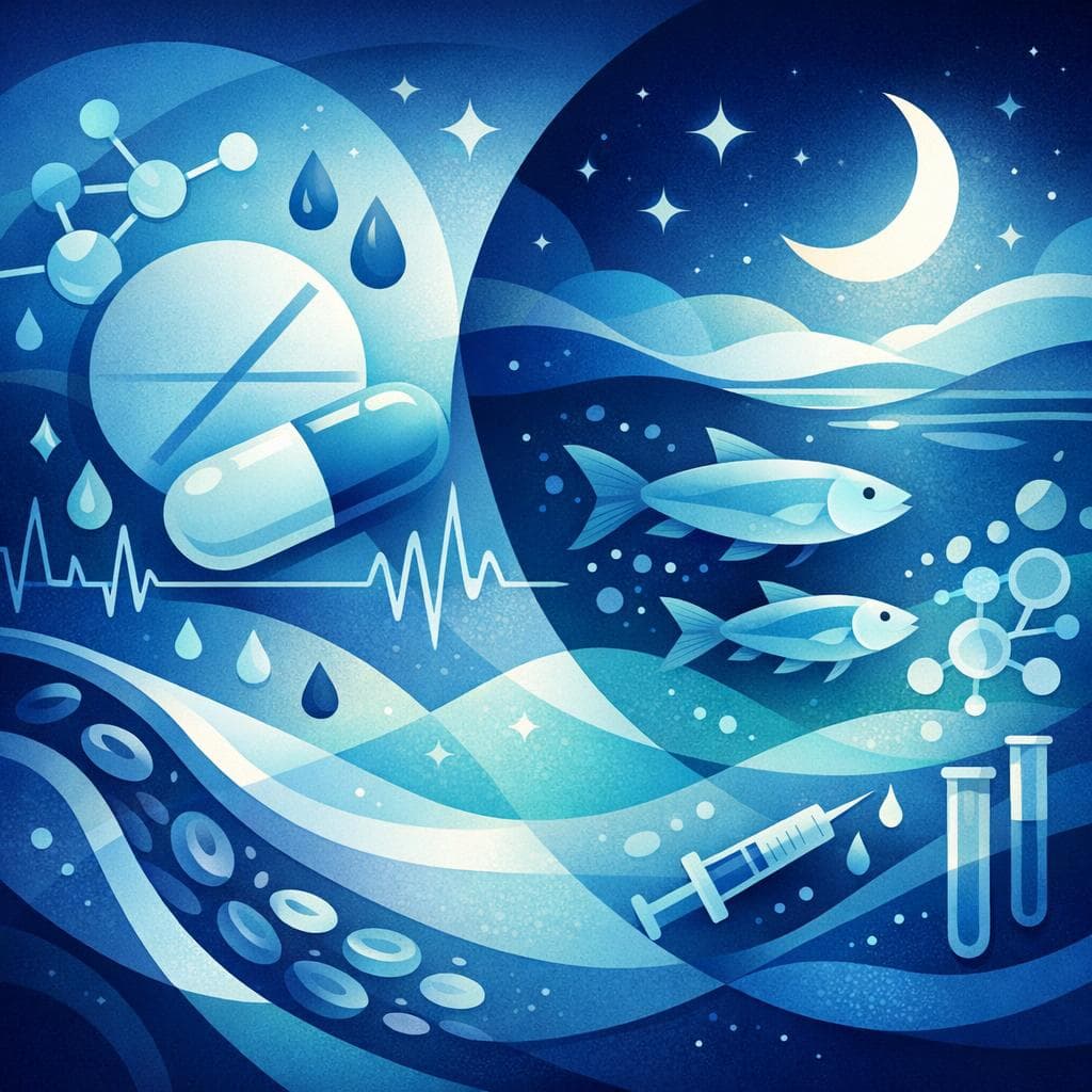Medical illustration for Based on NIH | Is it true that eating fish at night while taking warfarin can affect my INR or increase bleeding risk? - Persly Health Information